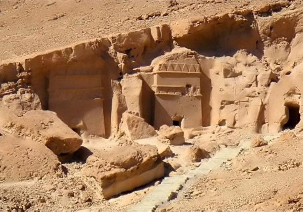 ‘Magha’er Shuaib’ is a historical site that lies 225 km northwest of Tabuk city in Saudi Arabia. — Courtesy photo