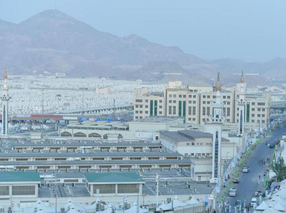 Pilgrims ascend to Mina at the start of the Haj rituals