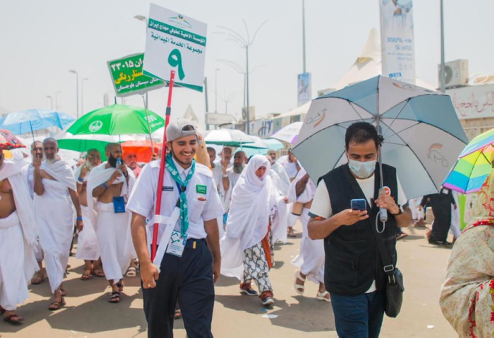 Pilgrims begin the first of the three Tashriq days