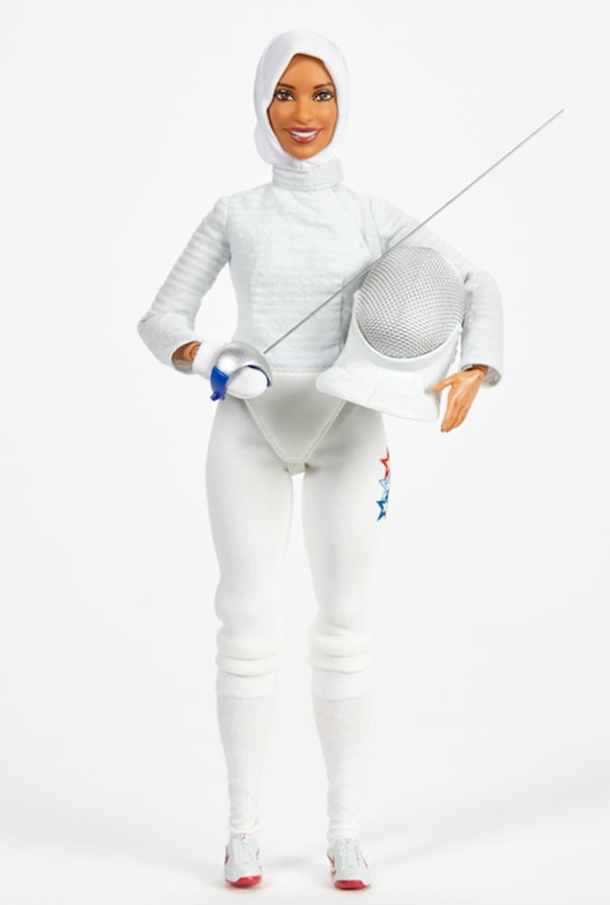 Barbie makes doll of hijab-wearing Olympian Ibtihaj Muhammad