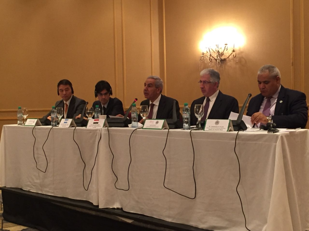 Eng. Hani Salem Sonbol (second from right) , CEO, ITFC during the ministerial consultative meeting of the Organization of Islamic Cooperation’s member countries on the sidelines of World Trade Organization’s 11th Ministerial Conference in Buenos Aires