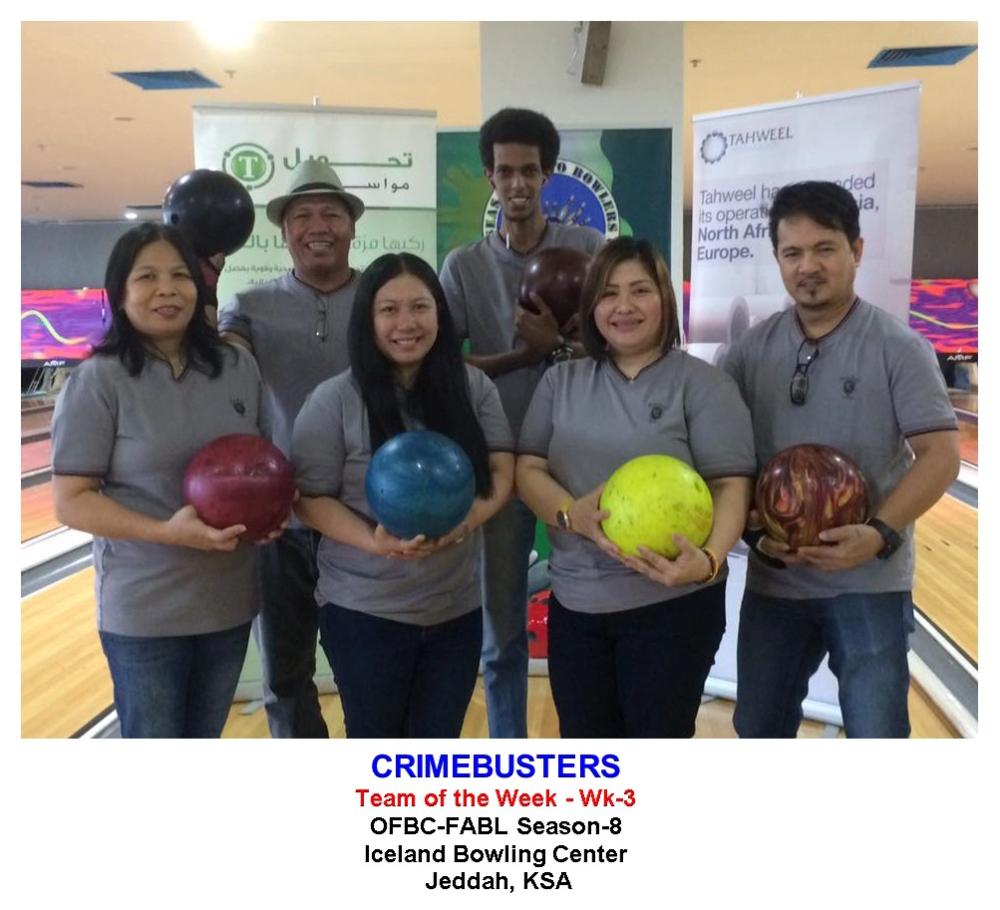 Bowlers of the Week Randy del Remedios and Johara Palot 