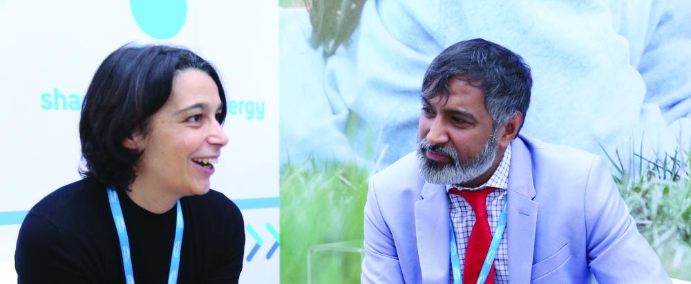 Helene Verbockhaven, Deputy Director, ENGIE Digital and Dr. Ramesh Caussy, Founder of Partnering Robotics. — Courtesy photos