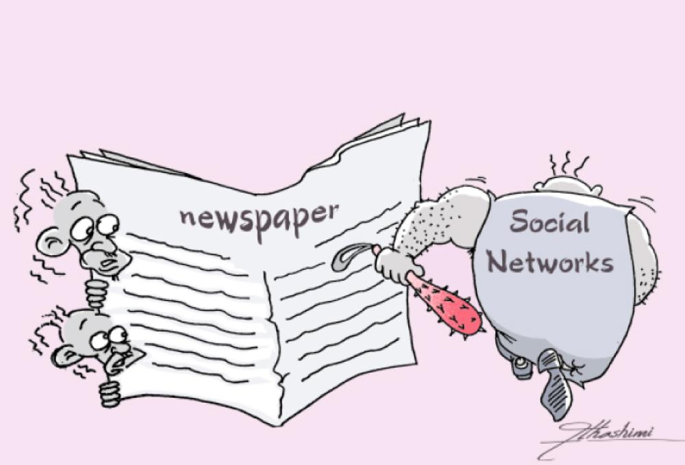Newspaper — Social networks