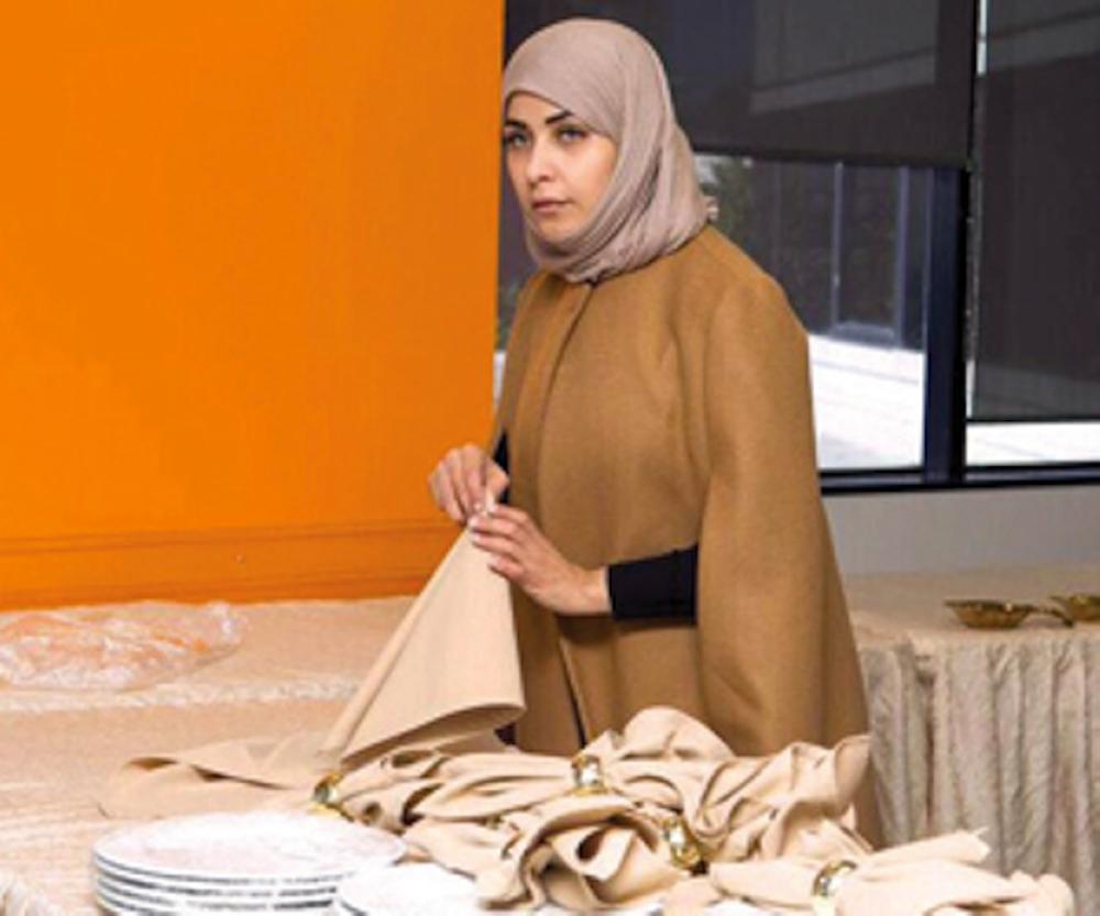 Areej Saleh Al-Muqaytib inside her kitchen.