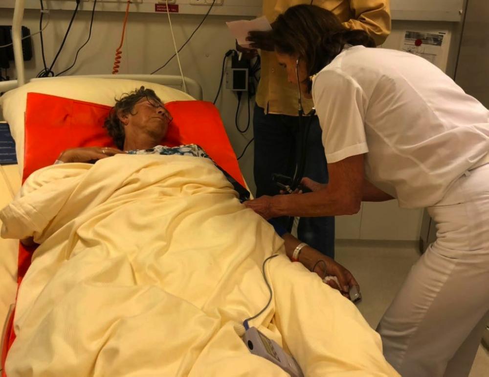 German woman saved in sea rescue drama