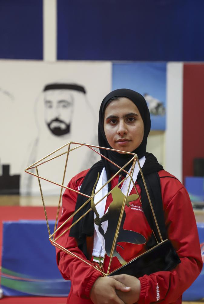 Sumeya Al Mansouri; winner of the gold medal
