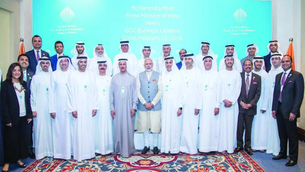 Modi meets with GCC business leaders