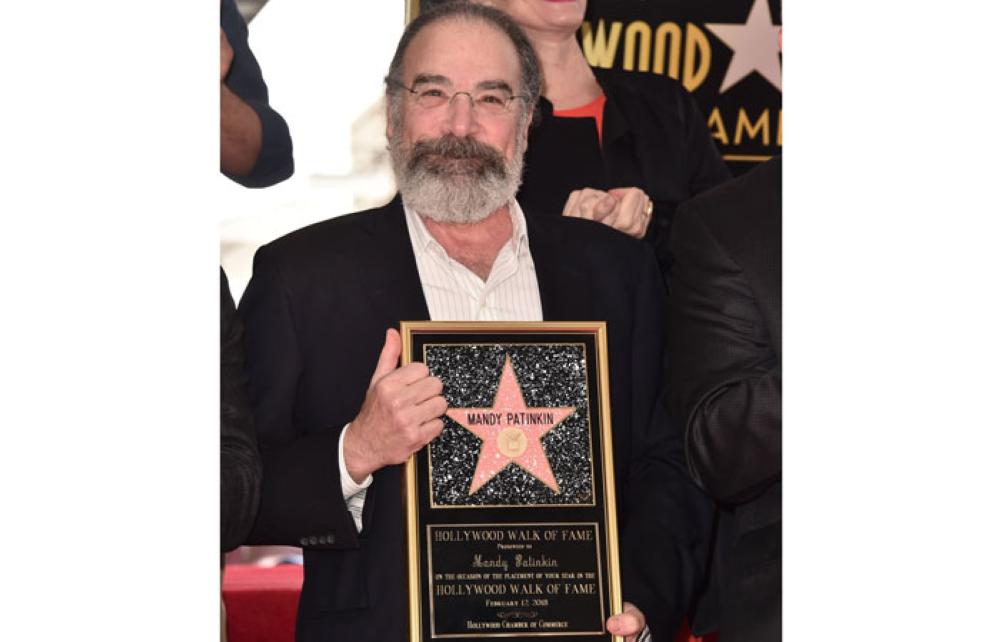 Actor Mandy Patinkin attends a ceremony honoring him with the 2,629th star on the Hollywood Walk of Fame on Tuesday in Hollywood, California. - AFP