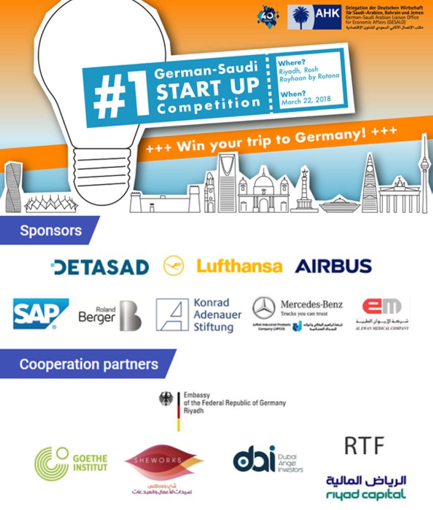 1st German-Saudi 
Startup Contest set