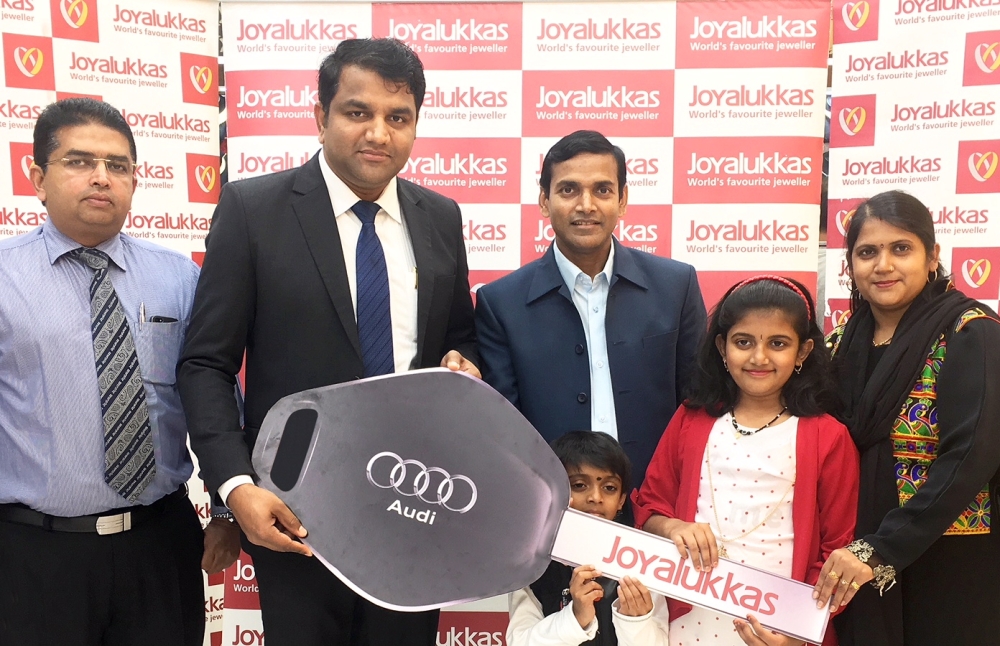 Joyalukkas ‘Shop & Win’ promo picks winner of Audi A3