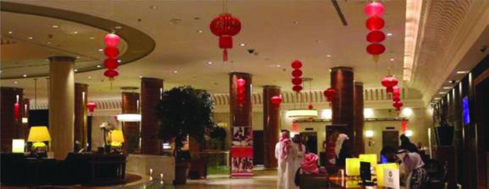 The Sheration Dammam Hotel organized a Chinese Food Festival in one of its restaurants in Dammam last week. The decoration of the hotel matched the occasion