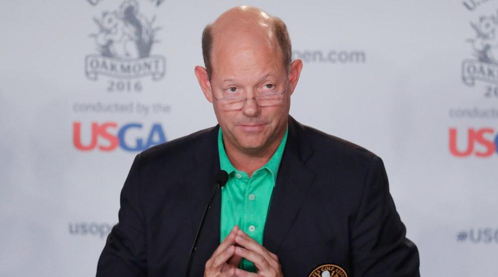 File photo shows Mike Davis, CEO of the USGA, who said the new rules would make golf more welcoming.
