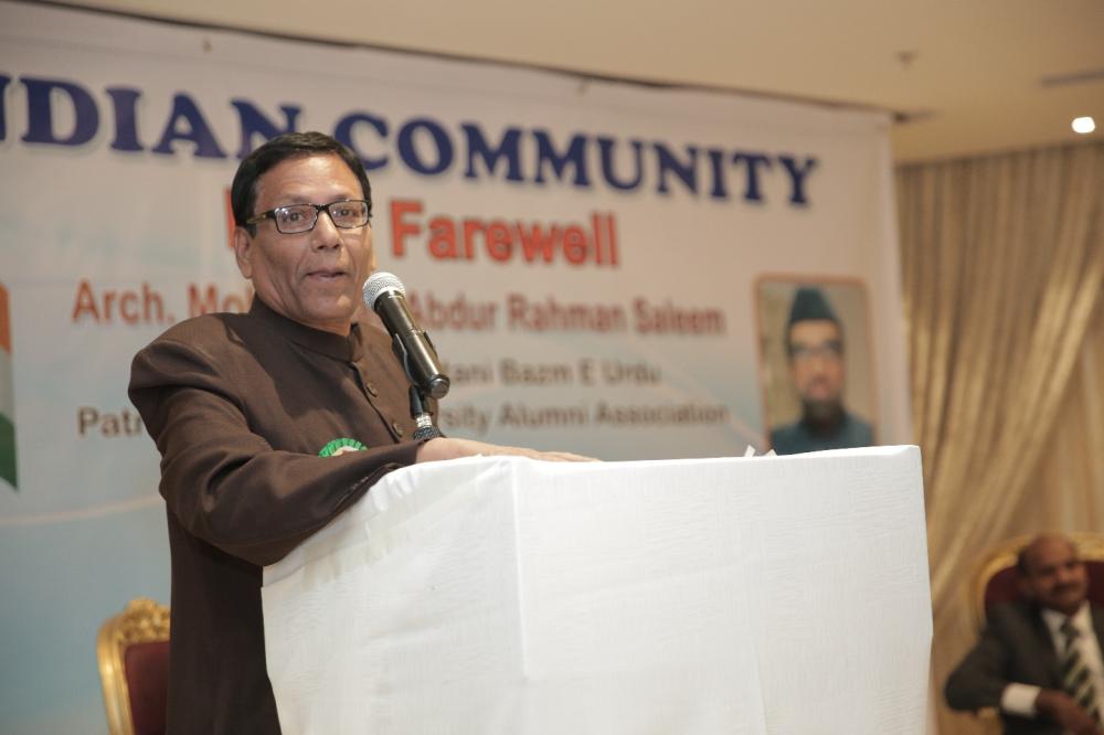 Indian community bids farewell to Saleem