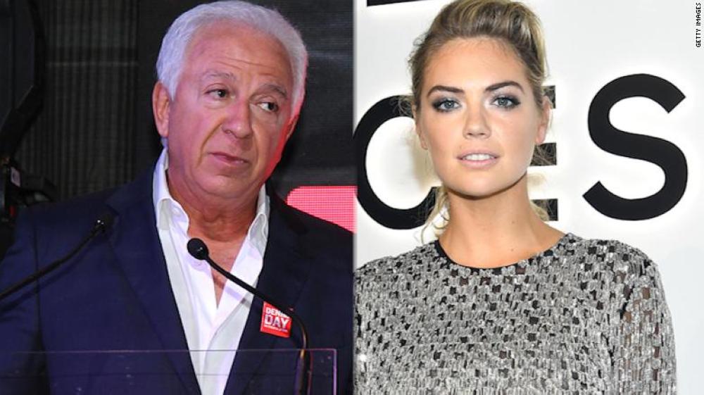 Paul Marciano and Kate Upton