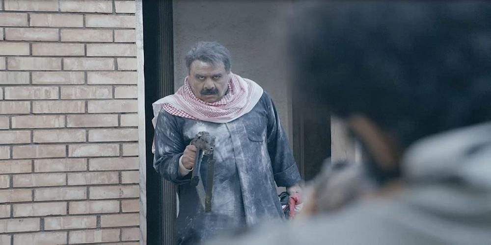 Kuwaiti actor Daoud Hussein in a scene from 
