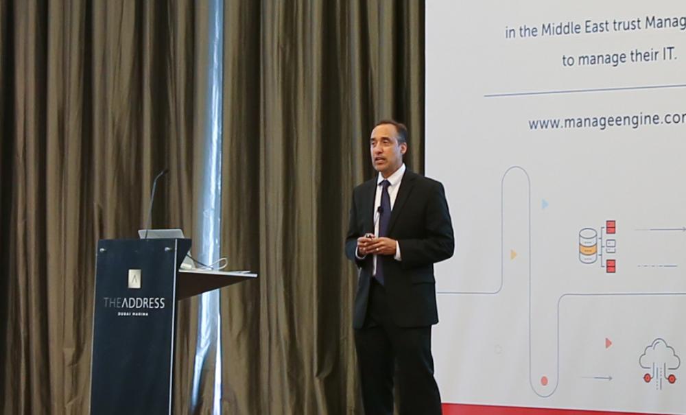 Raj Sabhlok at the Middle East User Conference. — Courtesy photos