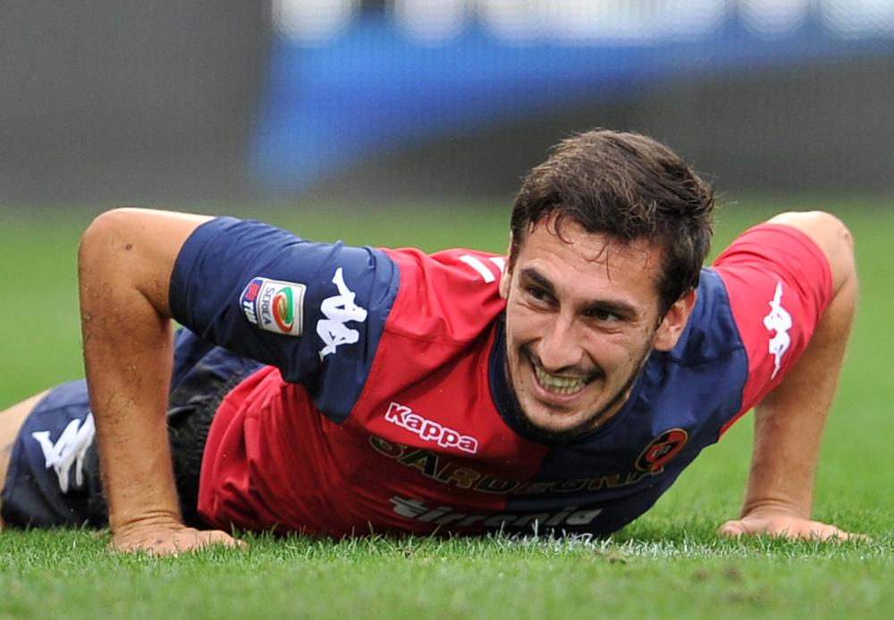 Davide Astori in a September 29, 2013 file photo. — AFP