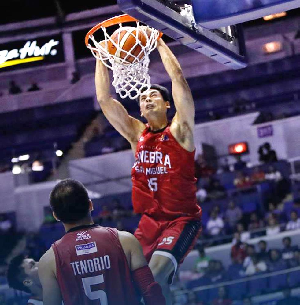 Ginebra sweeps ROS to arrange semis with SMB