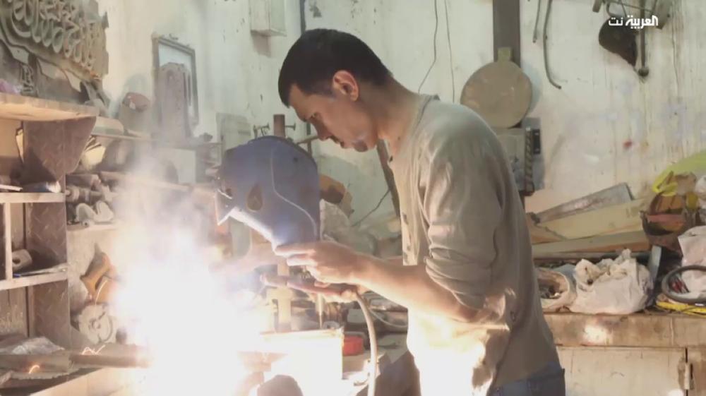 Saudi artist transforms scrap metal into beautiful sculptures
