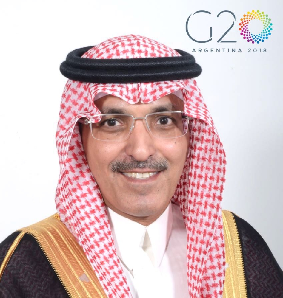 Finance Minister Mohammed Al-Jaddan will participate in the first G20 Finance Ministers & Central Bank Governors Meeting in Buenos Aires. — Courtesy photo
