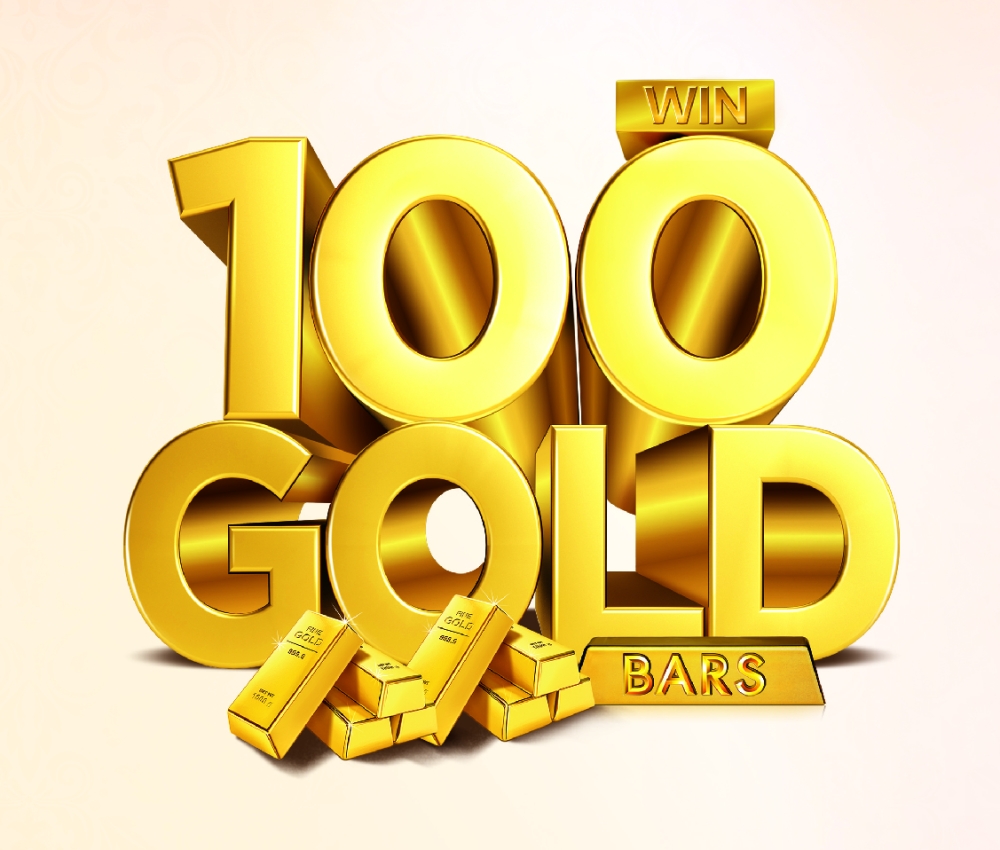 100 gold bars of offer at Malabar Gold & Diamonds festive promo