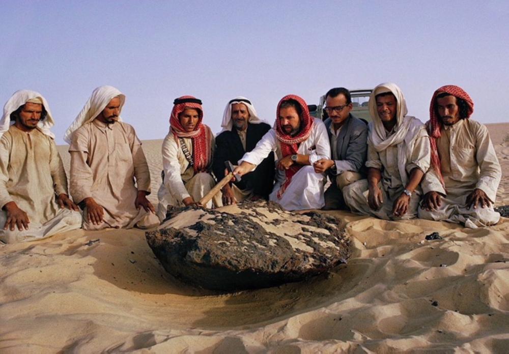 National geographic team in Saudi Arabia.