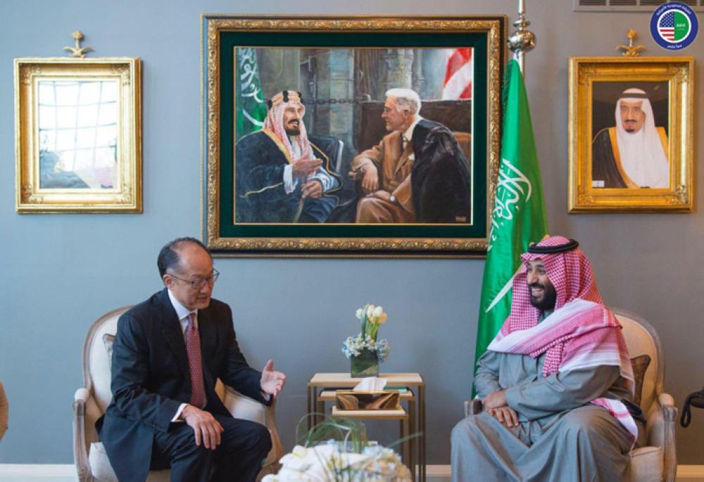 Crown Prince Muhammad Bin Salman visited the Innovation Lab at the Massachusetts Institute of Technology (MIT) in Boston on Saturday.