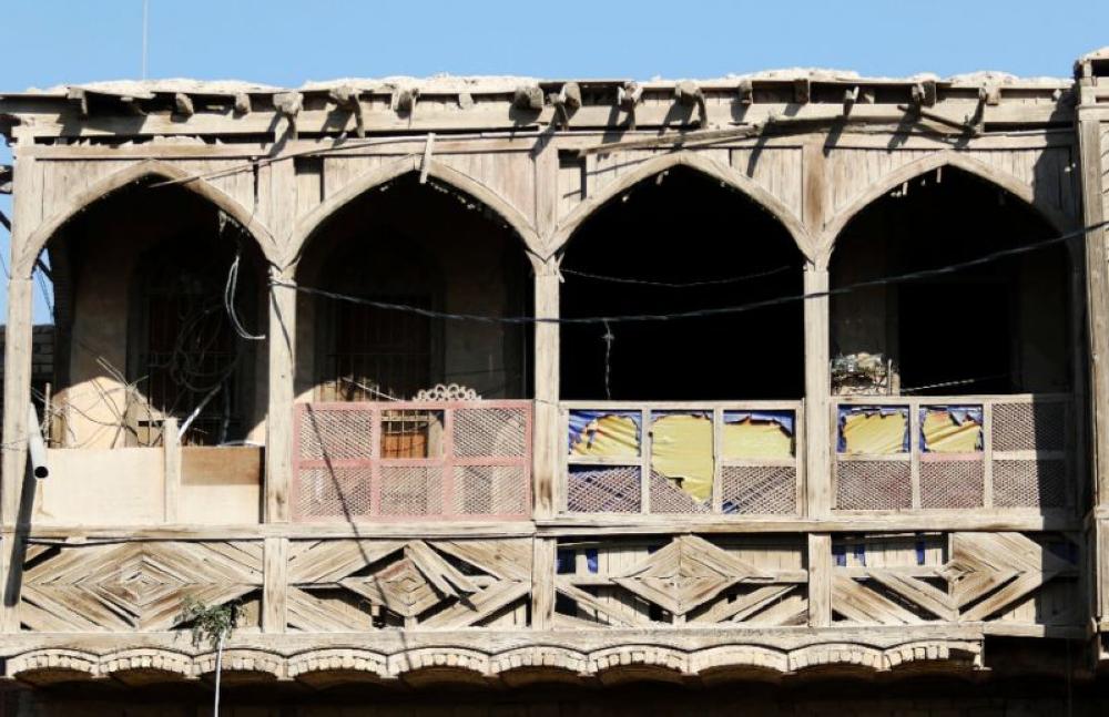 In heritage of port city of Basra in southern Iraq, 