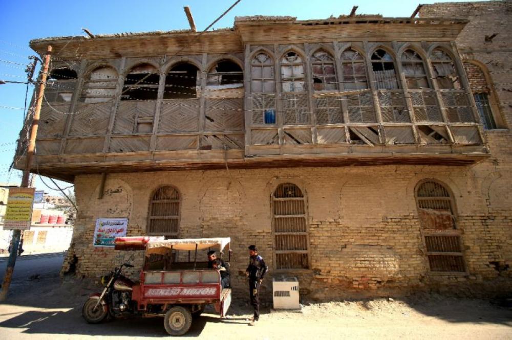 In heritage of port city of Basra in southern Iraq, 