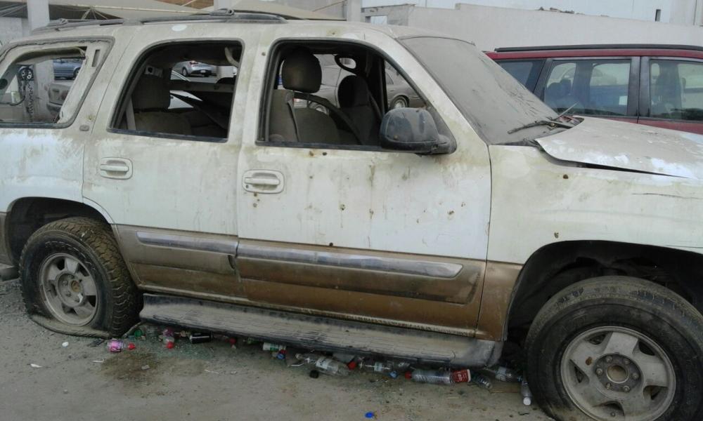 Abandoned cars a blot
on the face of Jeddah