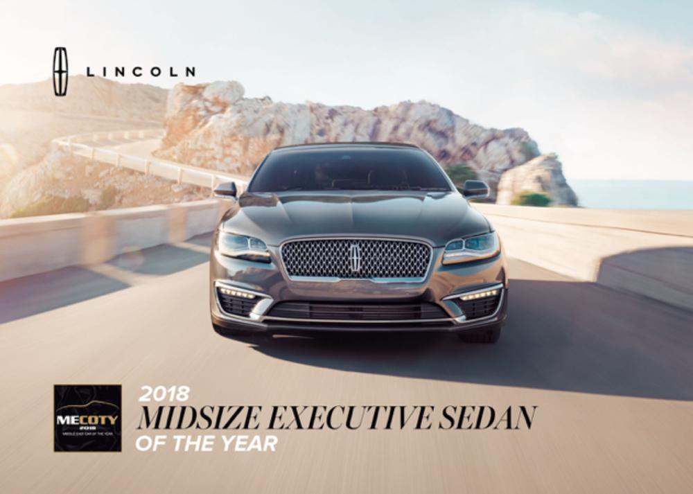 Lincoln MKZ named the region’s best Mid-Sized Executive Sedan