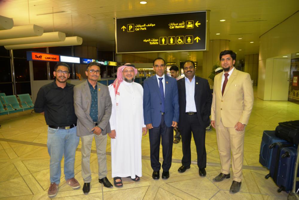 TI President Arunasalam arrives in Riyadh