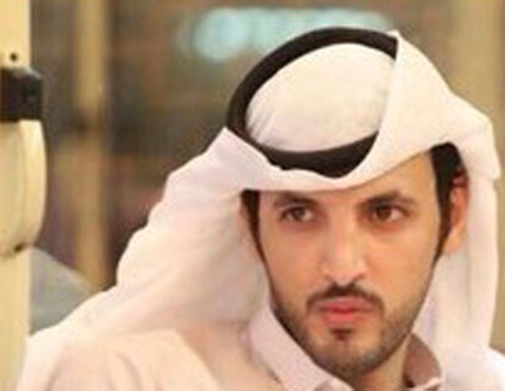 Prince Faisal Bin Khalid, emir of Asir, visits the injured security official Sultan Al-Shihri at Al-Namas General Hospital on Friday. — SPA