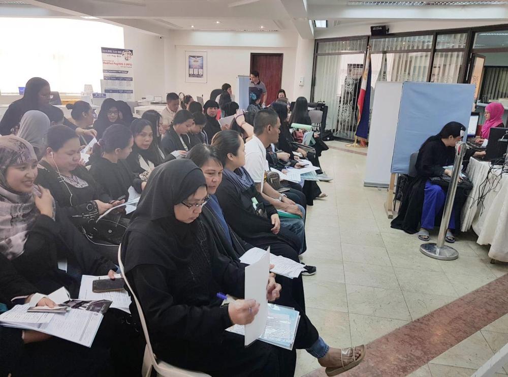 Philippine Embassy holds special passport processing for HSWs