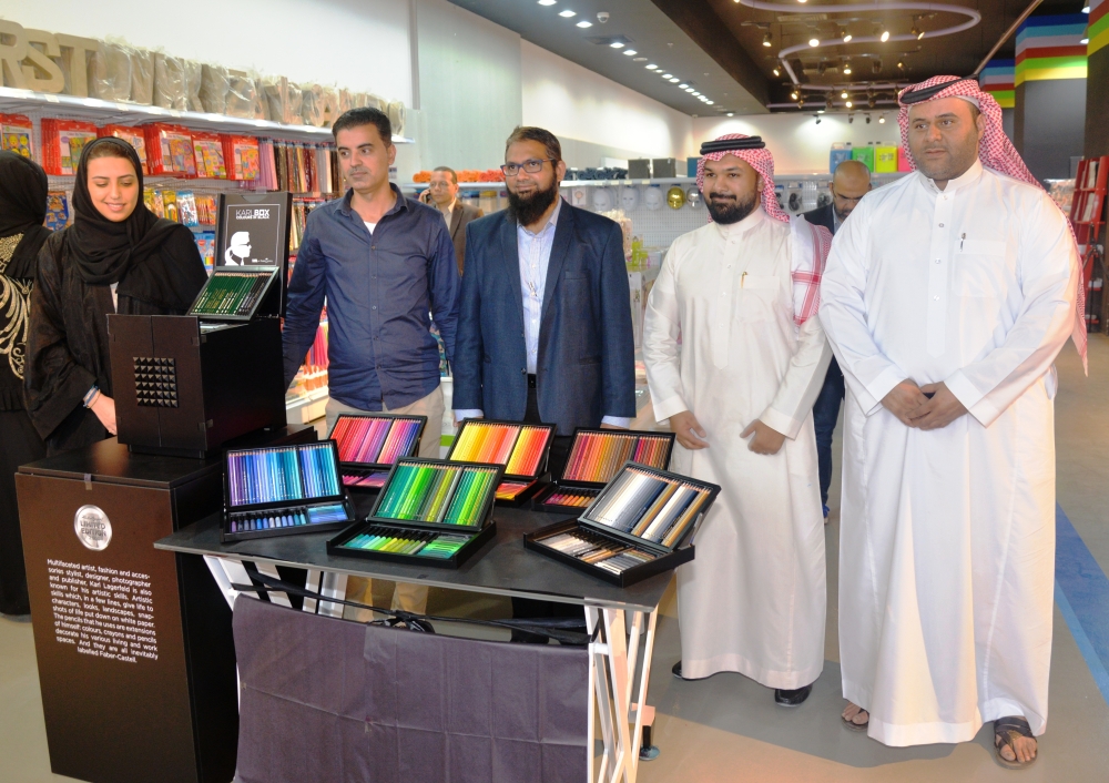 The limited edition of KARLBOX collection of artist tools was launched at Curio Art Gallery, Riyadh 