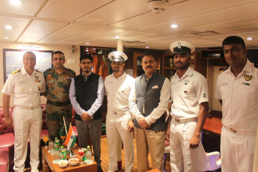 Indian Navy ship in Jeddah as part of seven-month voyage to 13 countries