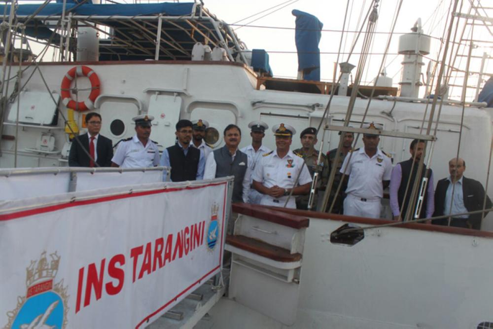 Indian Navy ship in Jeddah as part of seven-month voyage to 13 countries