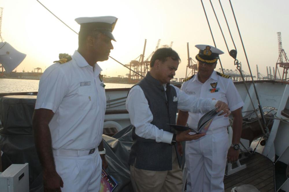 Indian Navy ship in Jeddah as part of seven-month voyage to 13 countries