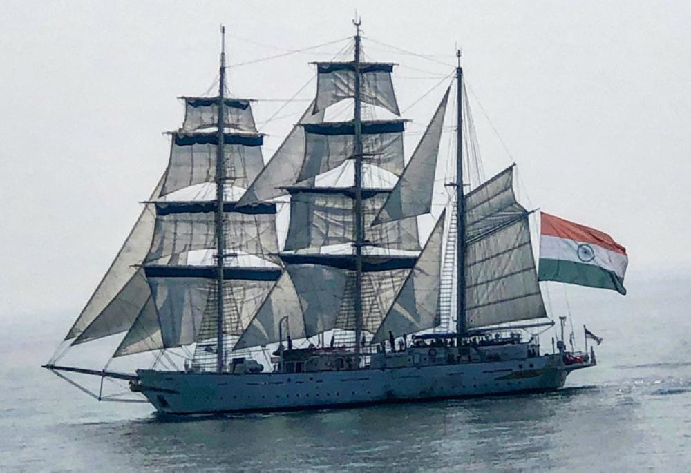 Indian Navy ship in Jeddah as part of seven-month voyage to 13 countries