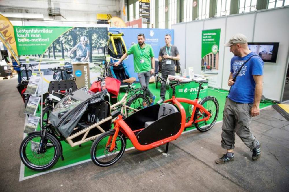 Modern cargo bikes offer lighter frames and more spacious carriers, while electrically assisted ones allow the less physically active or those living in hilly areas to also jump in the saddle. — AFP
