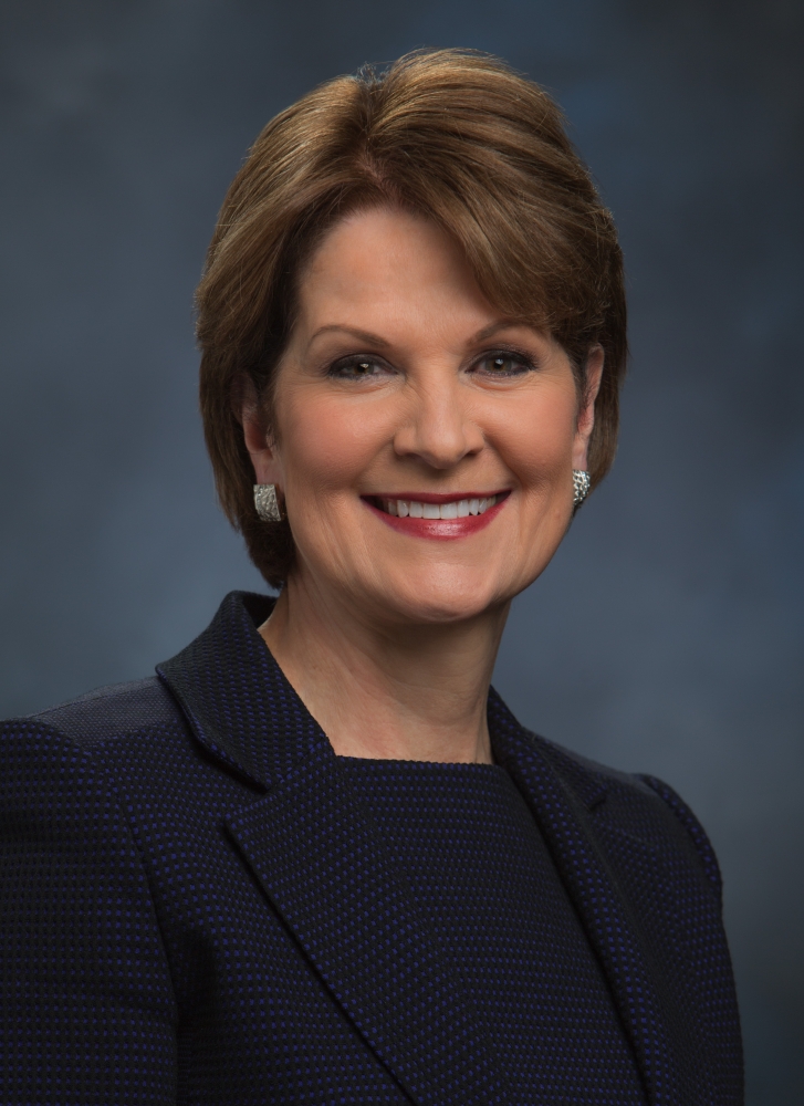 Marillyn A. Hewson, chairman, president and chief executive officer of Lockheed Martin.