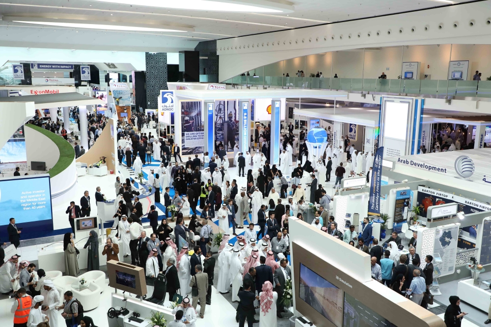 A file photo of the 2017 Abu Dhabi International Petroleum Exhibition and Conference (ADIPEC). — Courtesy photo