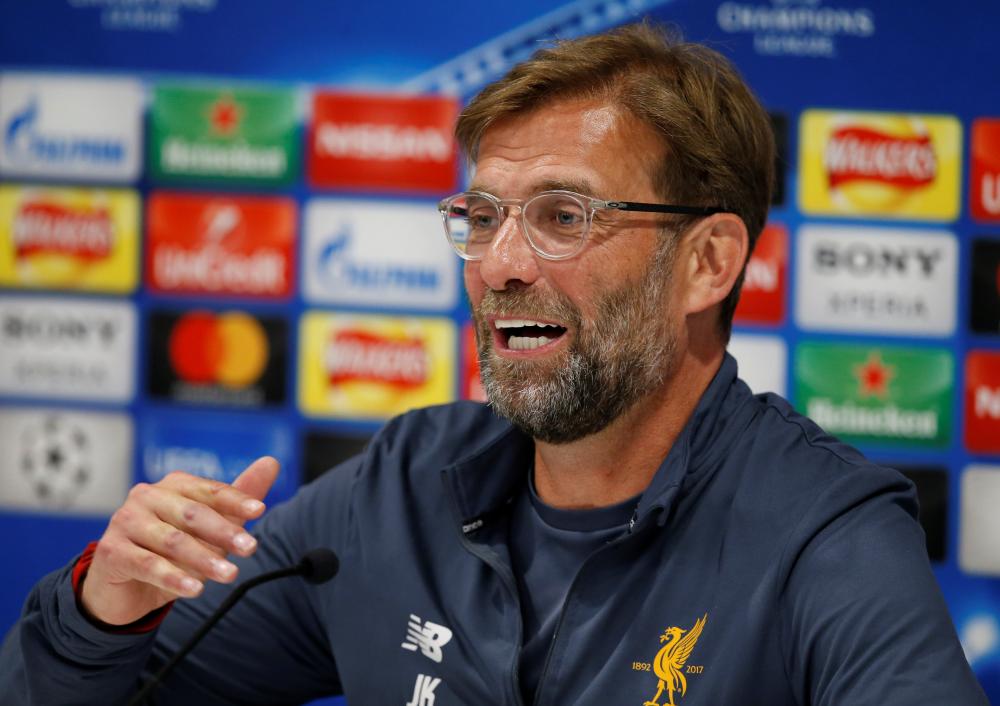 Liverpool manager Juergen Klopp speaks during a press conference in Anfield, Liverpool, Monday. — Reuters