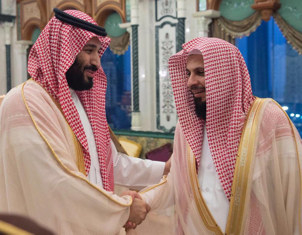 King, Crown Prince meet Haram imams