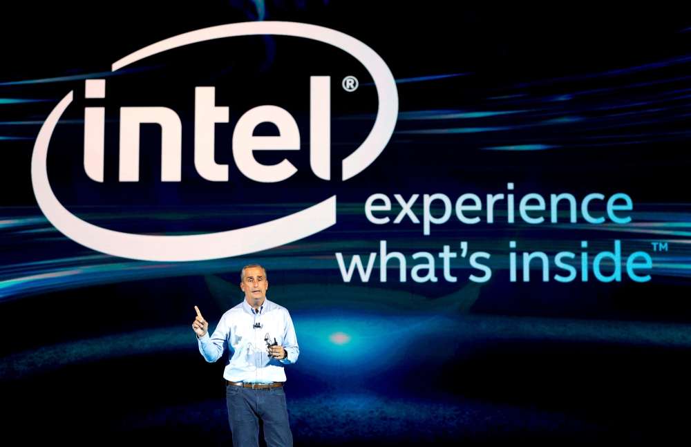 File photo shows Brian Krzanich, Intel CEO, speaking at the Intel Keynote address at CES in Las Vegas, Nevada, US. — Reuters