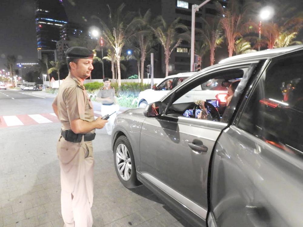 No accidents
on first day of
women driving