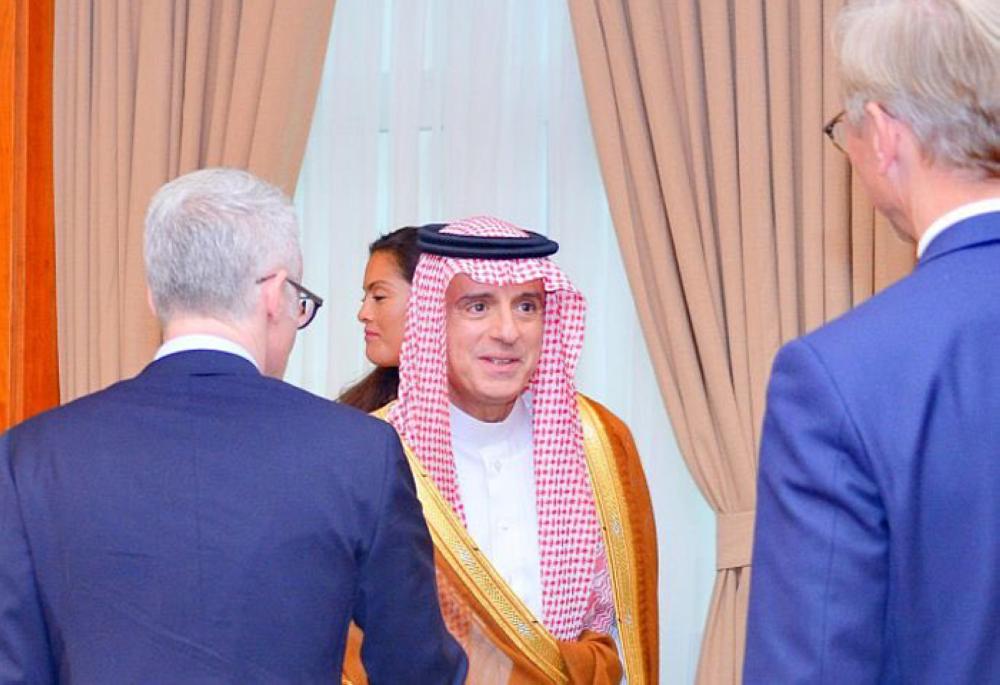 Al-Jubeir receives US Senior Policy Advisor Hook