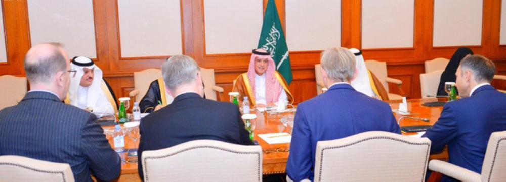 Al-Jubeir receives US Senior Policy Advisor Hook