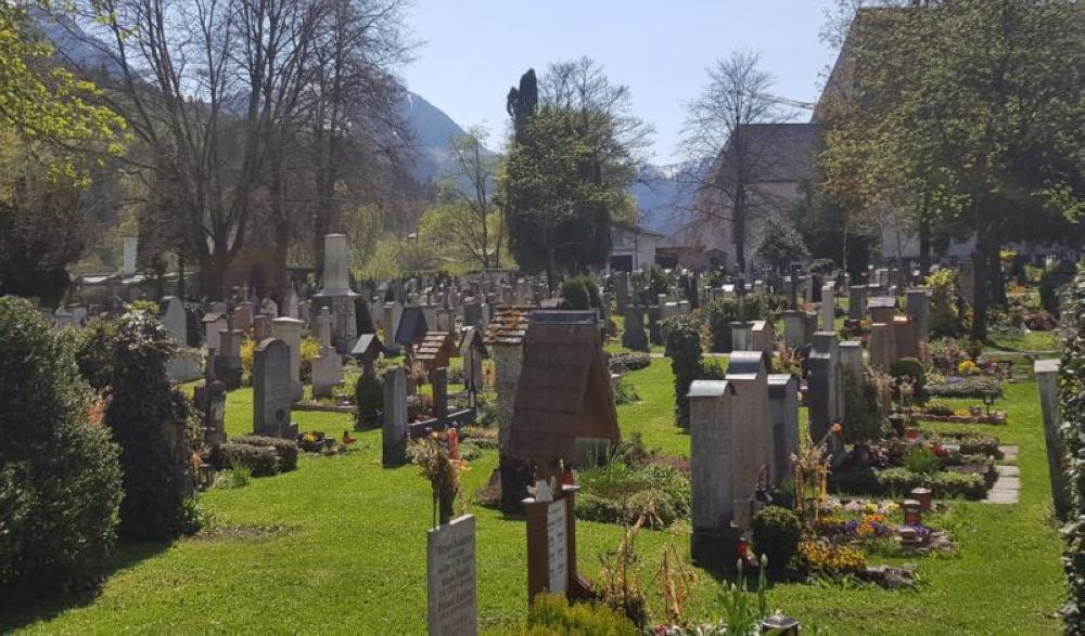 The May 16, 2018 file photo shows the graveyard in Berchtesgaden, southern Germany. The the picturesque town in the Bavarian Alps is now taking the unusual step of holding a lottery for vacant spaces in its cemetery due to lack of space. - AP